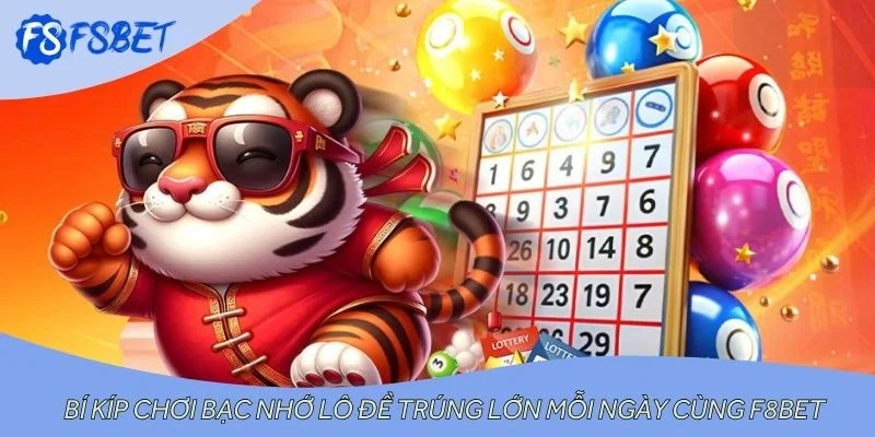Bí kíp chơi lô đề bạc nhớ trúng lớn mỗi ngày cùng F8BET